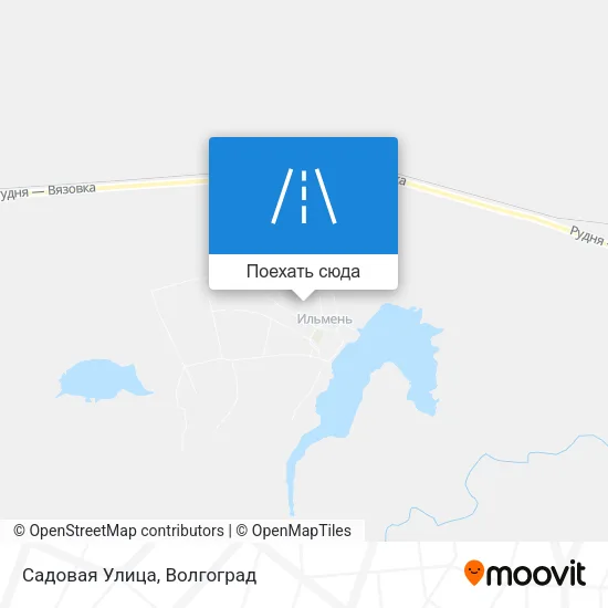 Карта Садовая Улица