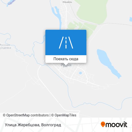 Карта Улица Жеребцова