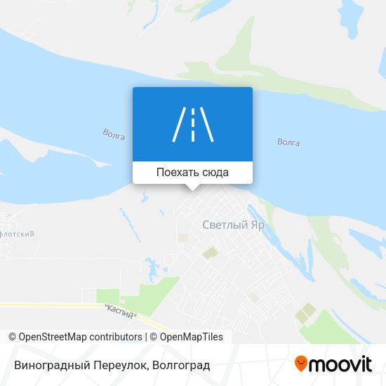 Карта Виноградный Переулок