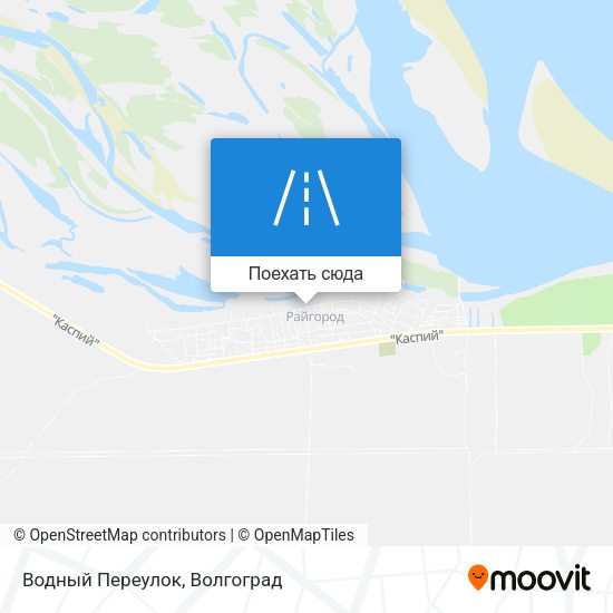 Карта Водный Переулок