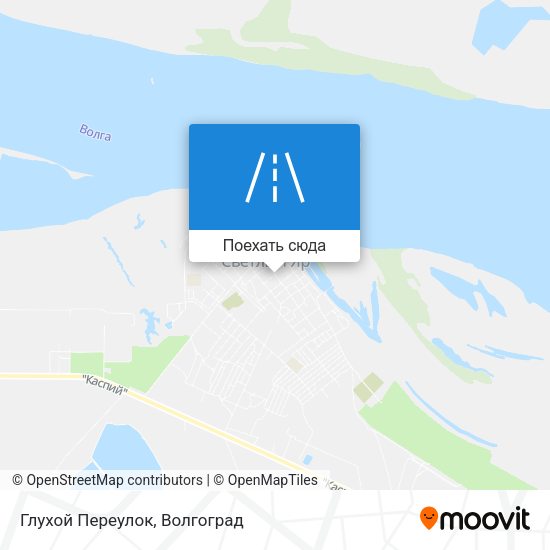 Карта Глухой Переулок