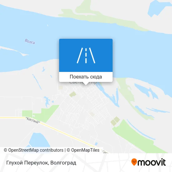Карта Глухой Переулок