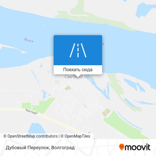 Карта Дубовый Переулок