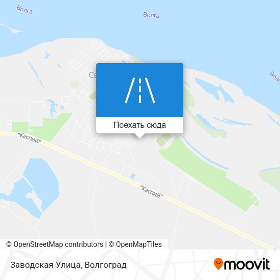Карта Заводская Улица