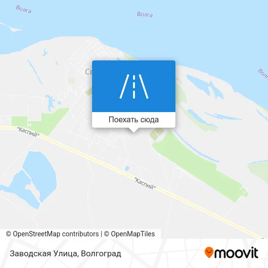 Карта Заводская Улица