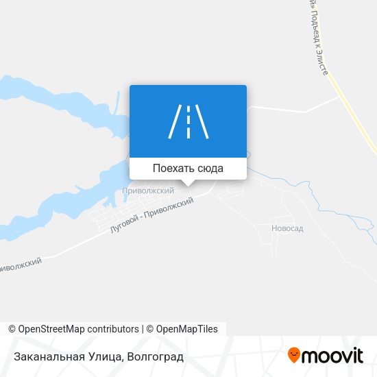 Карта Заканальная Улица