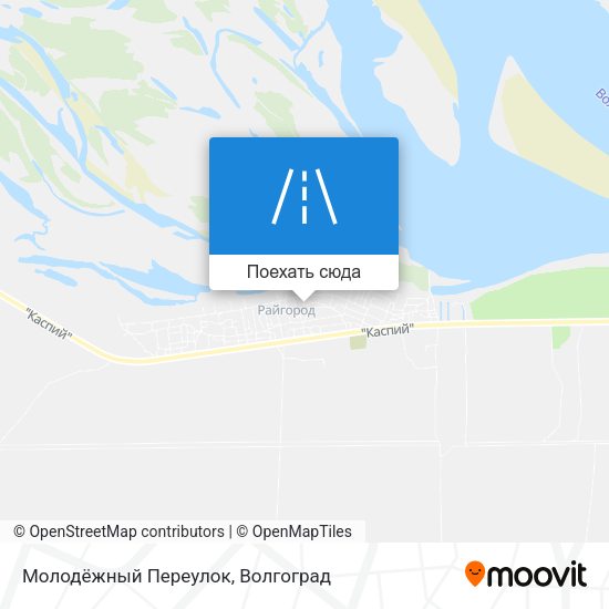 Карта Молодёжный Переулок