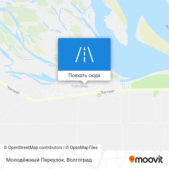 Карта Молодёжный Переулок