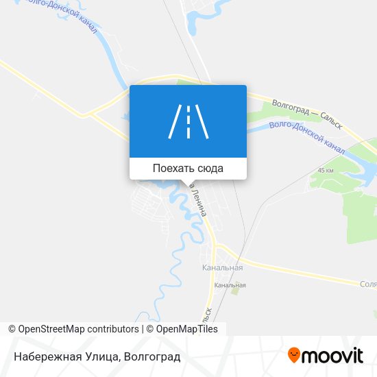 Карта Набережная Улица