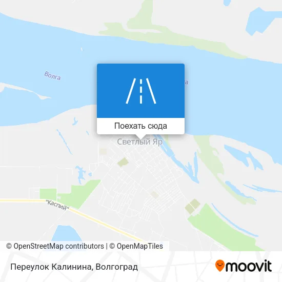 Карта Переулок Калинина