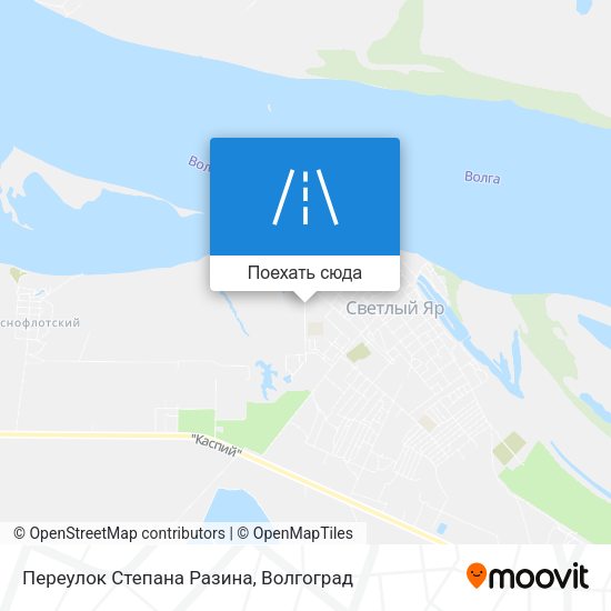 Карта Переулок Степана Разина