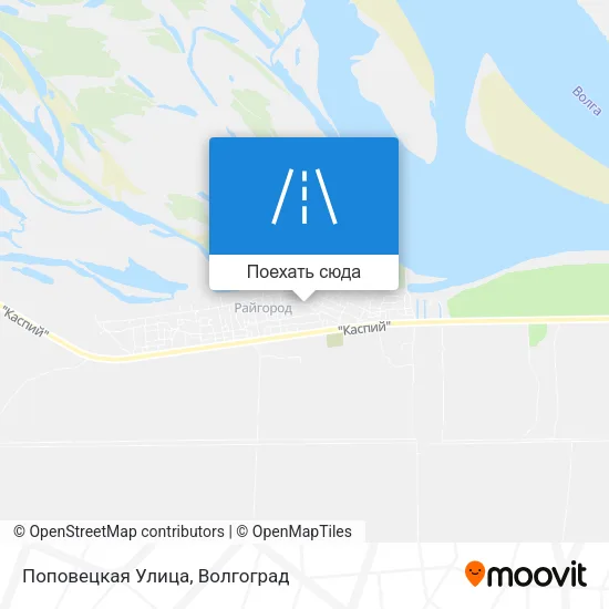 Карта Поповецкая Улица