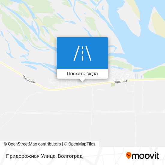 Карта Придорожная Улица