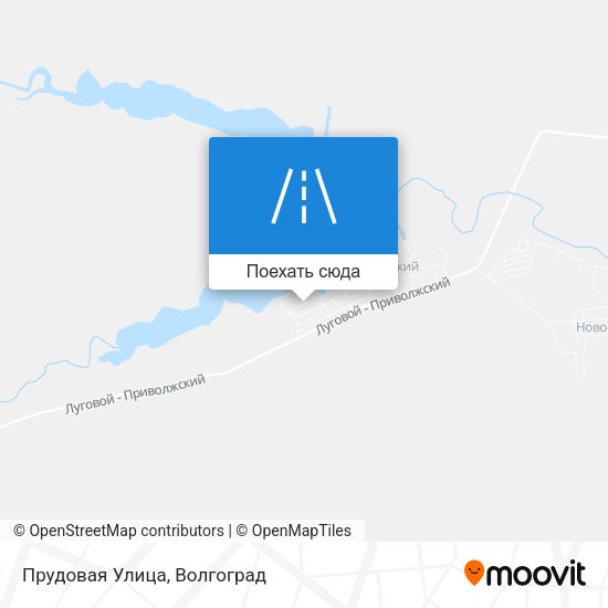 Карта Прудовая Улица