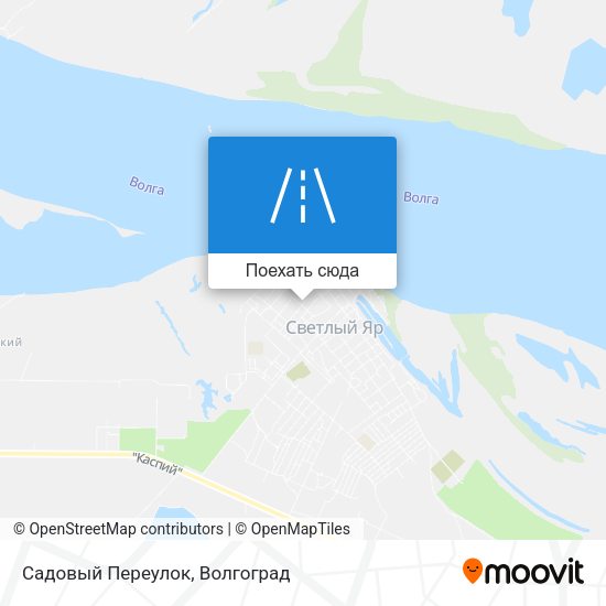 Карта Садовый Переулок