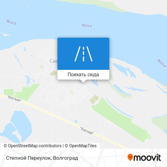 Карта Степной Переулок