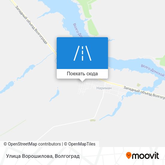 Карта Улица Ворошилова