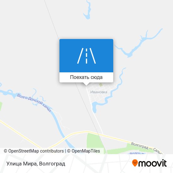 Карта Улица Мира