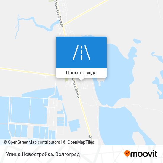 Карта Улица Новостройка
