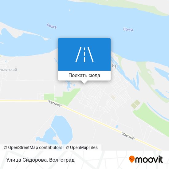 Карта Улица Сидорова