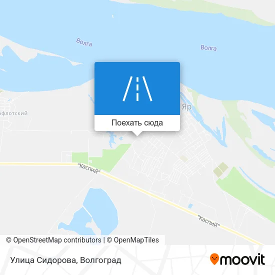 Карта Улица Сидорова