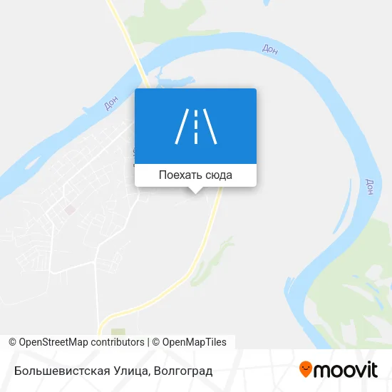 Карта Большевистская Улица