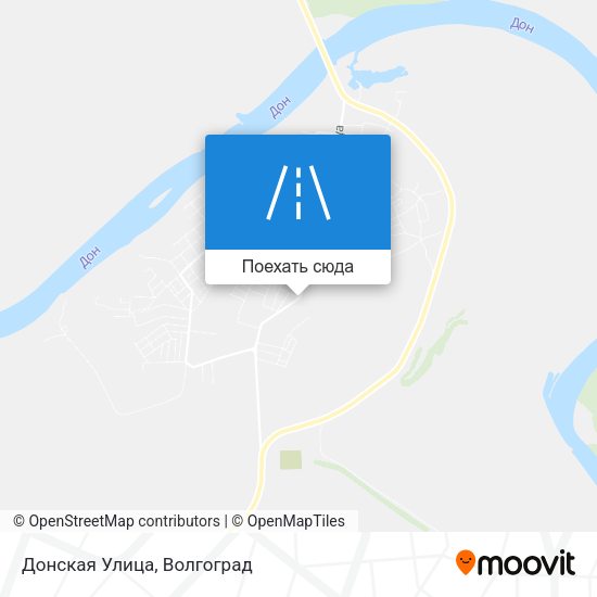 Карта Донская Улица