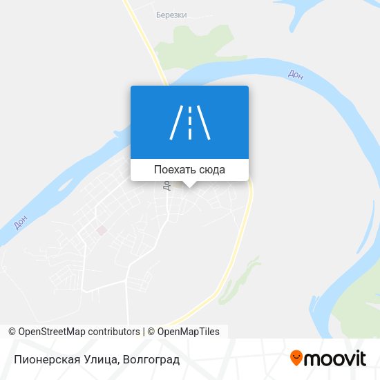 Карта Пионерская Улица