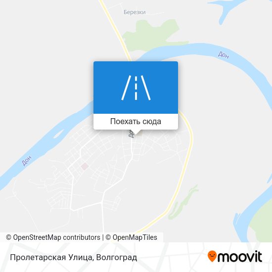 Карта Пролетарская Улица