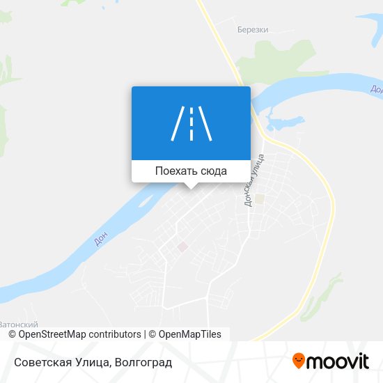 Карта Советская Улица