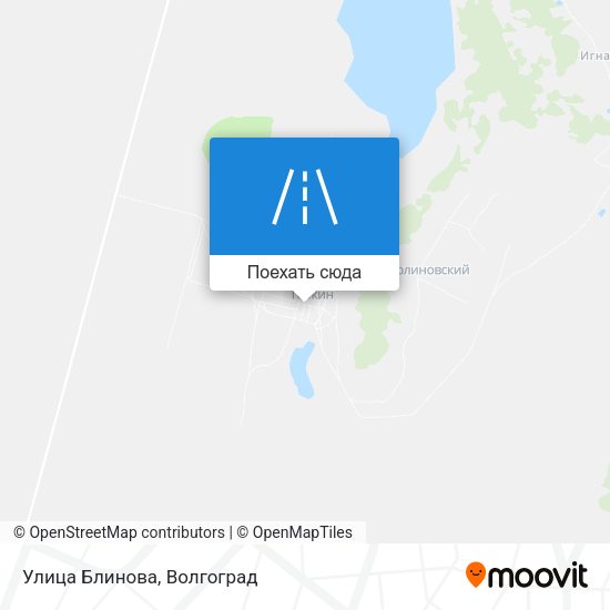 Карта Улица Блинова