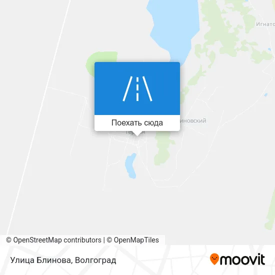 Карта Улица Блинова