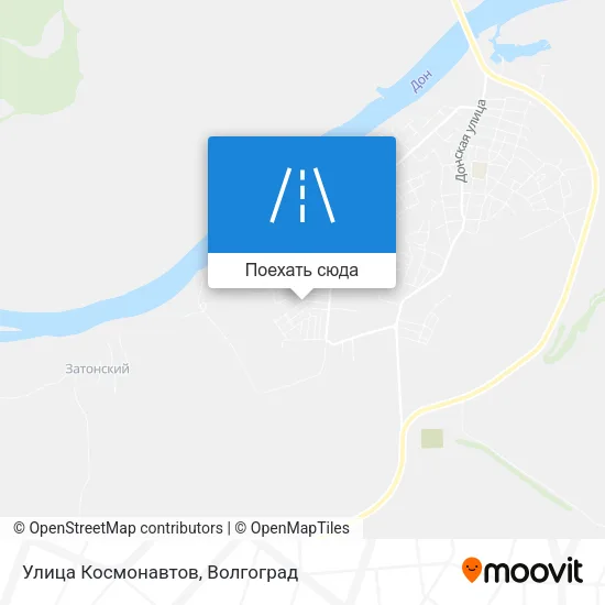 Карта Улица Космонавтов