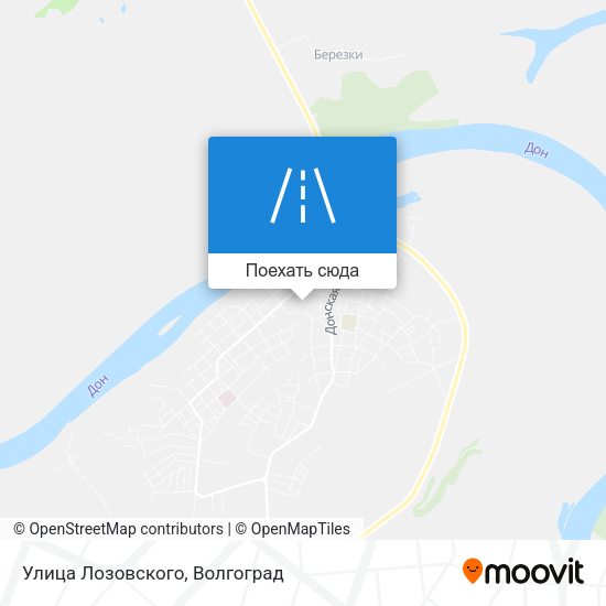 Карта Улица Лозовского