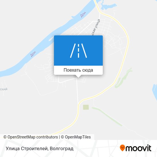 Карта Улица Строителей