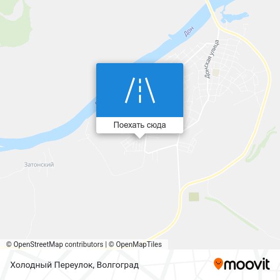 Карта Холодный Переулок
