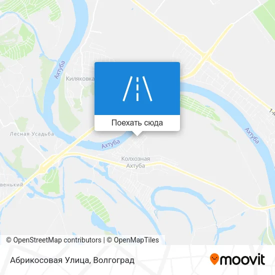 Карта Абрикосовая Улица