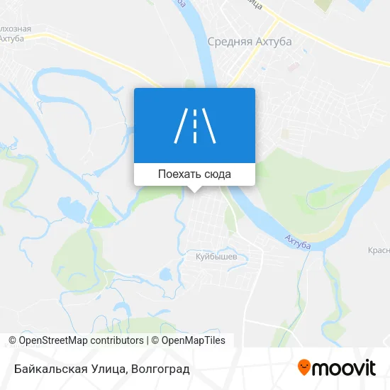 Карта Байкальская Улица