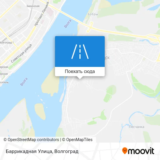 Карта Баррикадная Улица