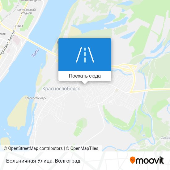 Карта Больничная Улица
