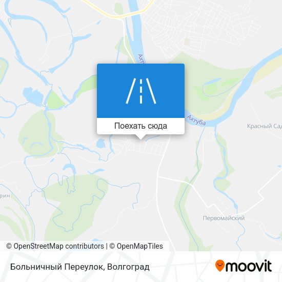 Карта Больничный Переулок