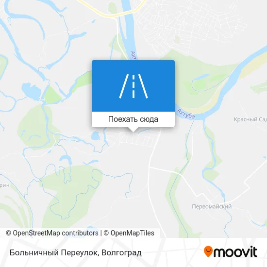 Карта Больничный Переулок