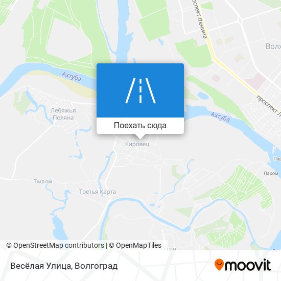 Карта Весёлая Улица