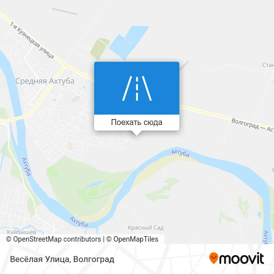 Карта Весёлая Улица