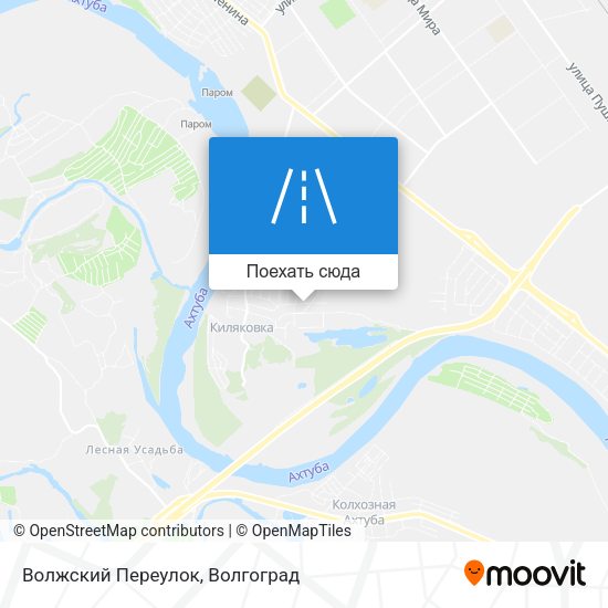 Карта Волжский Переулок