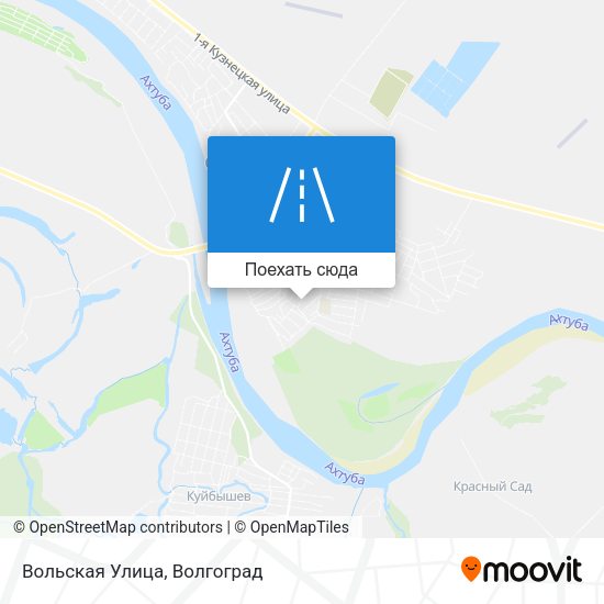 Карта Вольская Улица