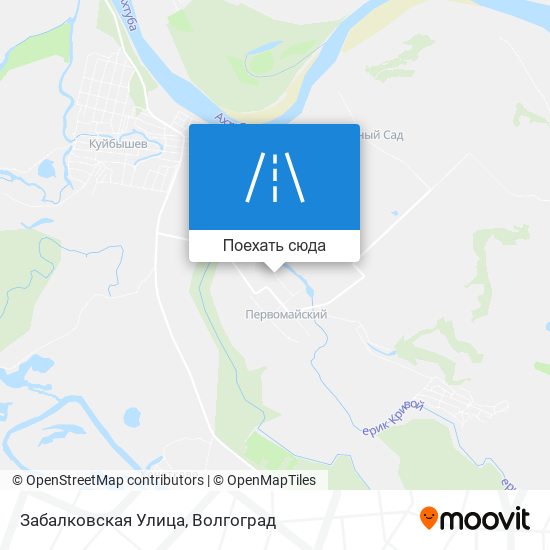 Карта Забалковская Улица