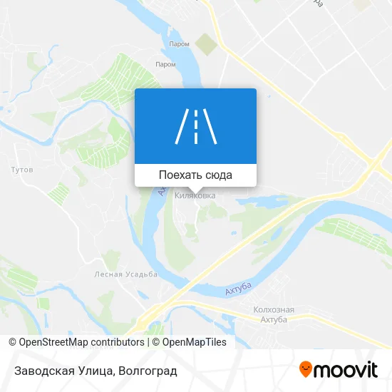 Карта Заводская Улица