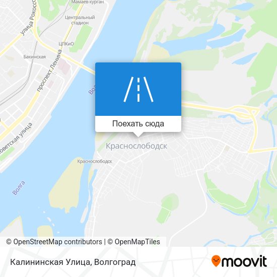 Карта Калининская Улица