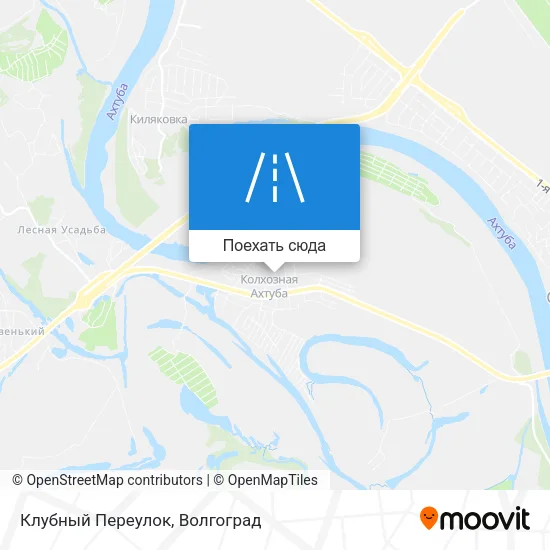 Карта Клубный Переулок
